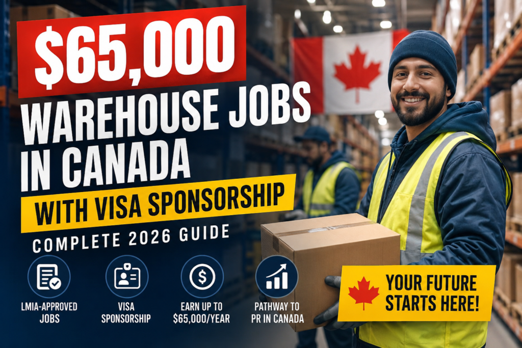 warehouse jobs in Canada with visa sponsorship