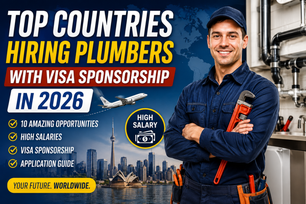 top countries hiring plumbers with visa sponsorship in 2026