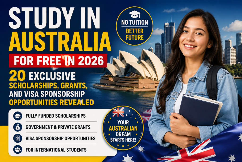 Study in Australia for Free in 2026